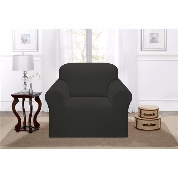 Madison DAY-CHAIR-CHL Kathy Ireland Day Break Chair Slipcover; Charcoal
